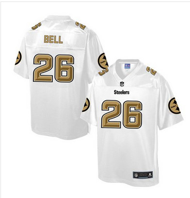 Nike Steelers #26 Le'Veon Bell White Men's NFL Pro Line Fashion Game Jersey Nike Steelers #26 Le'Veon Bell White Men's NFL Pro Line Fashion Game Jersey