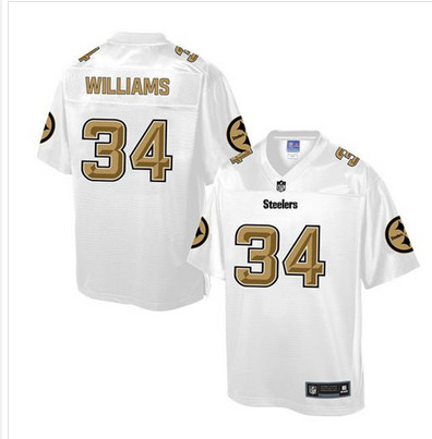 Nike Steelers #34 DeAngelo Williams White Men's NFL Pro Line Fashion Game Jersey Nike Steelers #34 DeAngelo Williams White Men's NFL Pro Line Fashion Game Jersey