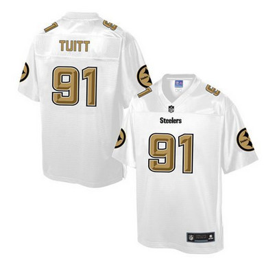 Nike Steelers #91 Stephon Tuitt White Men's NFL Pro Line Fashion Game Jersey Nike Steelers #91 Stephon Tuitt White Men's NFL Pro Line Fashion Game Jersey