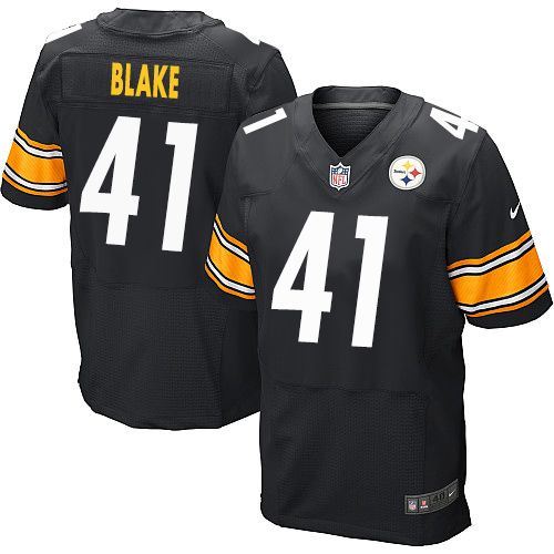 Nike Steelers #41 Antwon Blake Black Team Color Men's Stitched NFL Elite Jersey Nike Steelers #41 Antwon Blake Black Team Color Men's Stitched NFL Elite Jersey