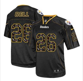 NEW Pittsburgh Steelers #26 Le'Veon Bell New Lights Out Black Men's Stitched NFL Elite jersey NEW Pittsburgh Steelers #26 Le'Veon Bell New Lights Out Black Men's Stitched NFL Elite jersey