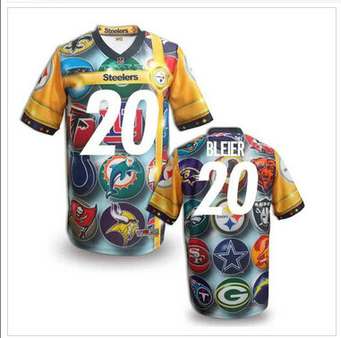 Pittsburgh Steelers #20 BLEIER Men's Stitched NFL Elite Fanatical Version Jersey (8)