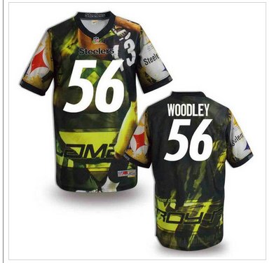 Pittsburgh Steelers #56 WOODLEY Men's Stitched NFL Elite Fanatical Version Jersey (6)