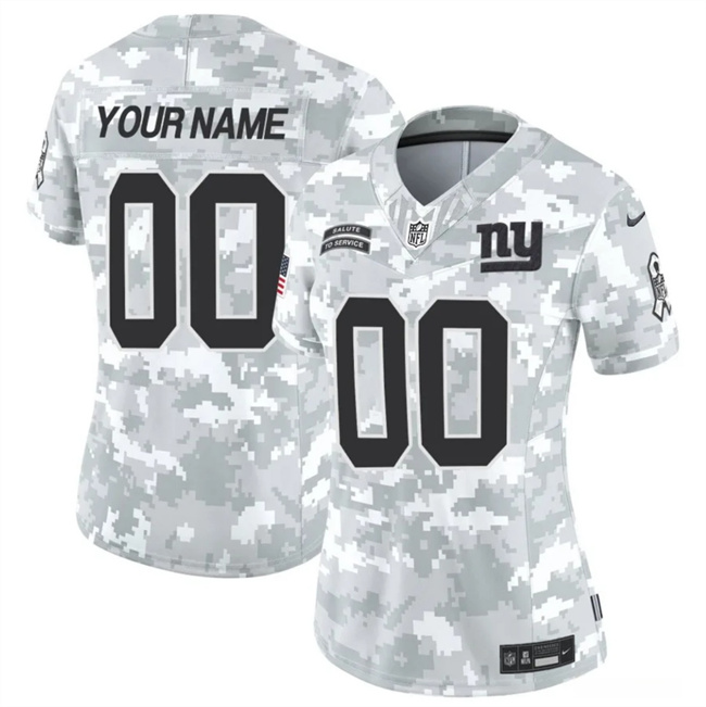 Women's New York Giants Active Player Custom 2024 F.U.S.E Arctic Camo Salute To Service Limited Stitched Football Jersey(Run Small) Women's New York Giants Active Player Custom 2024 F.U.S.E Arctic Camo Salute To Service Limited Stitched Football Jersey(Run Small)