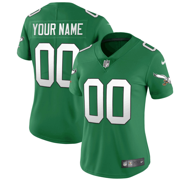 Customized Women's Philadelphia Eagles Vapor Untouchable Limited green Jerseys 1 Customized Women's Philadelphia Eagles Vapor Untouchable Limited green Jerseys 1