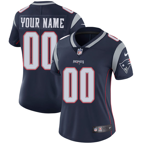 Nike NFL New England Patriots Vapor Untouchable Customized Elite Navy Blue Home Women's Jersey Nike NFL New England Patriots Vapor Untouchable Customized Elite Navy Blue Home Women's Jersey