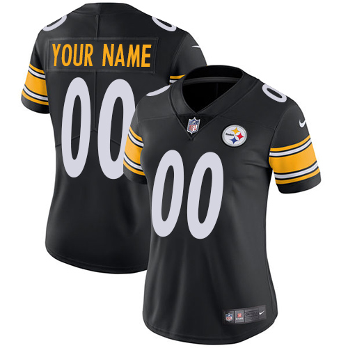 Nike NFL Pittsburgh Steelers Vapor Untouchable Customized Limited Black Home Women's Jersey Nike NFL Pittsburgh Steelers Vapor Untouchable Customized Limited Black Home Women's Jersey