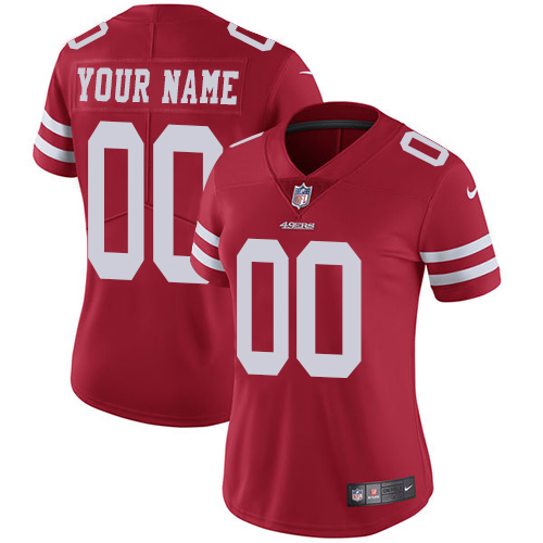 Nike NFL San Francisco 49ers Vapor Untouchable Customized Elite Red Home Women's Jersey Nike NFL San Francisco 49ers Vapor Untouchable Customized Elite Red Home Women's Jersey