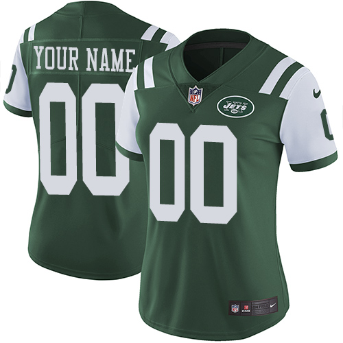 Nike NFL New York Jets Vapor Untouchable Customized Limited Green Home Women's Jersey Nike NFL New York Jets Vapor Untouchable Customized Limited Green Home Women's Jersey