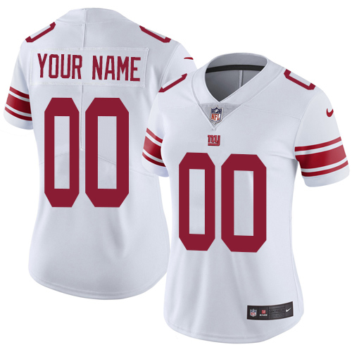 Nike NFL New York Giants Vapor Untouchable Customized Elite White Road Women's Jersey Nike NFL New York Giants Vapor Untouchable Customized Elite White Road Women's Jersey