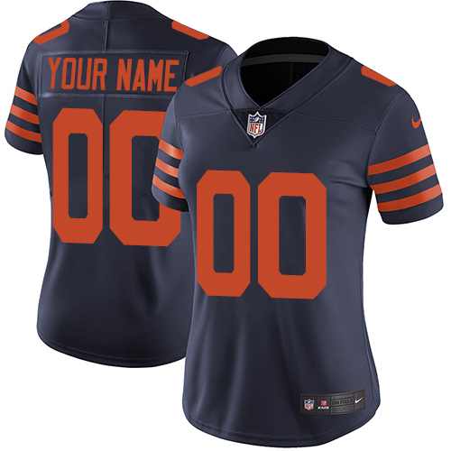 Nike Chicago Bears Elite Navy Blue Alternate Women's Jersey NFL Vapor Untouchable Customized jerseys Nike Chicago Bears Elite Navy Blue Alternate Women's Jersey NFL Vapor Untouchable Customized jerseys