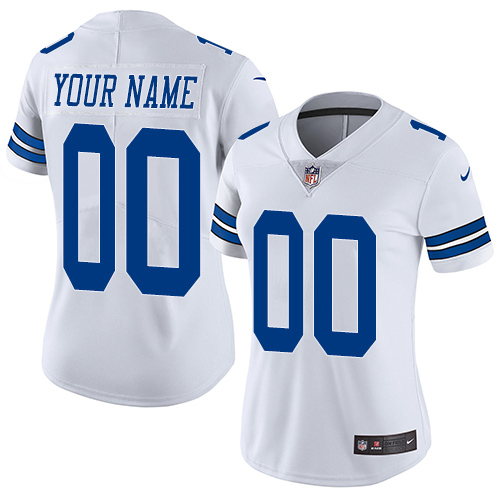 Nike Dallas Cowboys Elite White Road Women's Jersey NFL Vapor Untouchable Customized jerseys Nike Dallas Cowboys Elite White Road Women's Jersey NFL Vapor Untouchable Customized jerseys