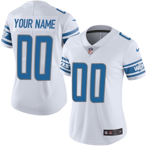 Nike Detroit Lions Elite White Road Women's Jersey NFL Vapor Untouchable Customized jerseys Nike Detroit Lions Elite White Road Women's Jersey NFL Vapor Untouchable Customized jerseys