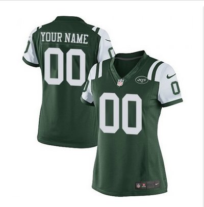 Women's Nike New York Jets Customized Limited Green Team Color NFL Jersey Women's Nike New York Jets Customized Limited Green Team Color NFL Jersey