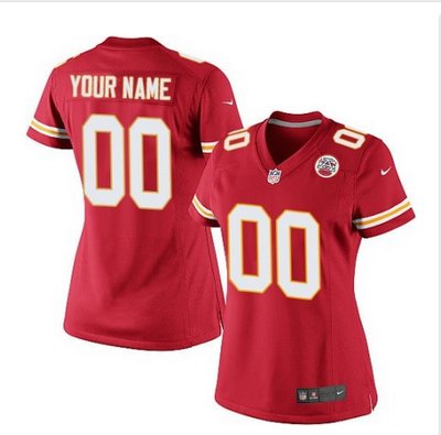 Women's Nike Kansas City Chiefs Customized Limited Red Team Color NFL Jersey Women's Nike Kansas City Chiefs Customized Limited Red Team Color NFL Jersey