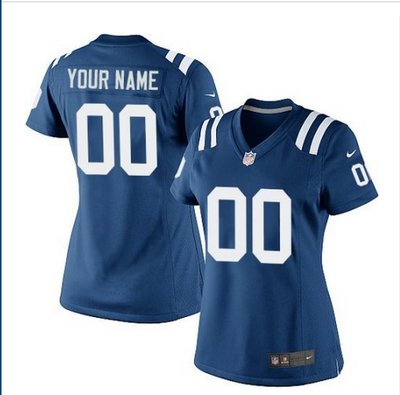Women's Nike Indianapolis Colts Customized Limited Royal Blue Team Color NFL Jersey Women's Nike Indianapolis Colts Customized Limited Royal Blue Team Color NFL Jersey