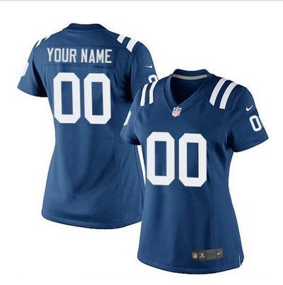 Women's Nike Indianapolis Colts Customized Elite Royal Blue Team Color NFL Jersey Women's Nike Indianapolis Colts Customized Elite Royal Blue Team Color NFL Jersey