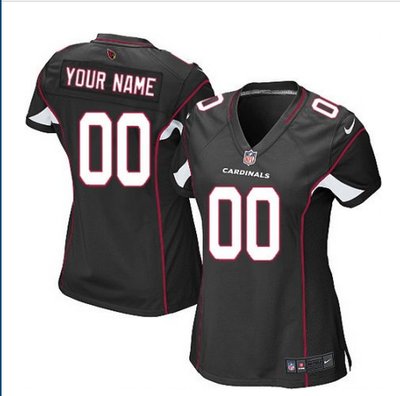 Women's Nike Arizona Cardinals Customized Limited Black Alternate NFL Jersey Women's Nike Arizona Cardinals Customized Limited Black Alternate NFL Jersey