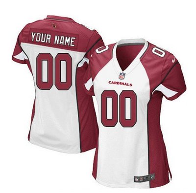 Women's Nike Arizona Cardinals Customized Limited White NFL Jersey Women's Nike Arizona Cardinals Customized Limited White NFL Jersey