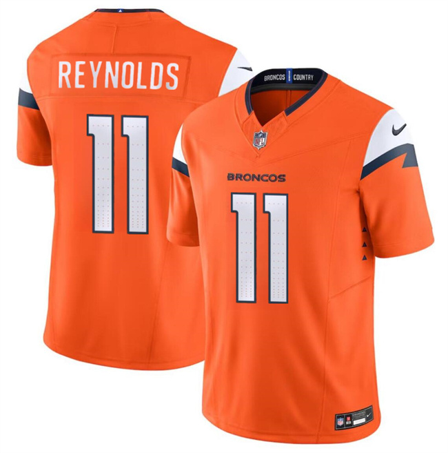 Youth Denver Broncos #11 Josh Reynolds Orange 2024 F.U.S.E Vapor Untouchable Limited Stitched Jersey Youth Denver Broncos #11 Josh Reynolds Orange 2024 F.U.S.E Vapor Untouchable Limited Stitched Jersey