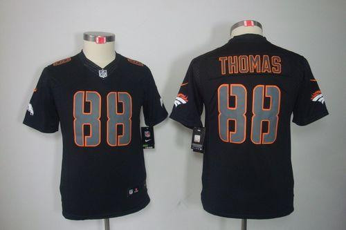 Nike Broncos #88 Demaryius Thomas Black Impact Youth Stitched NFL Limited Jersey Nike Broncos #88 Demaryius Thomas Black Impact Youth Stitched NFL Limited Jersey