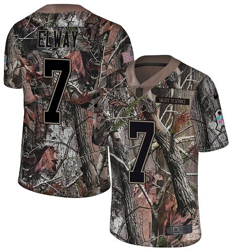 Nike Broncos #7 John Elway Camo Youth Stitched NFL Limited Rush Realtree Jersey Nike Broncos #7 John Elway Camo Youth Stitched NFL Limited Rush Realtree Jersey