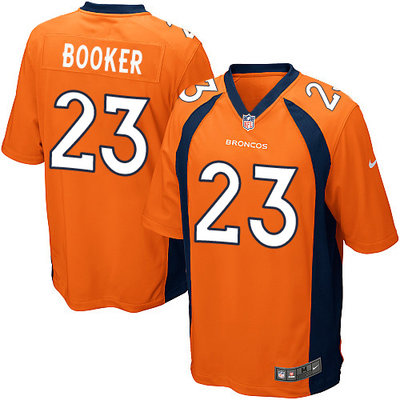 Nike Broncos #23 Devontae Booker Orange Team Color Youth Stitched NFL New Elite Jersey Nike Broncos #23 Devontae Booker Orange Team Color Youth Stitched NFL New Elite Jersey
