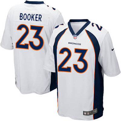 Nike Broncos #23 Devontae Booker White Youth Stitched NFL New Elite Jersey Nike Broncos #23 Devontae Booker White Youth Stitched NFL New Elite Jersey