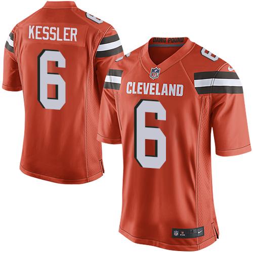 Nike Browns #6 Cody Kessler Orange Alternate Youth Stitched NFL New Elite Jersey Nike Browns #6 Cody Kessler Orange Alternate Youth Stitched NFL New Elite Jersey