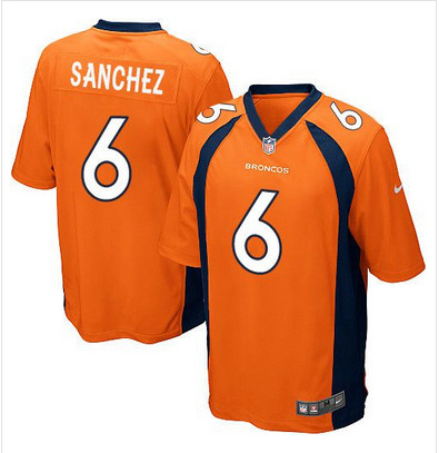 Nike Broncos #6 Mark Sanchez Orange Team Color Youth Stitched NFL New Elite Jersey Nike Broncos #6 Mark Sanchez Orange Team Color Youth Stitched NFL New Elite Jersey