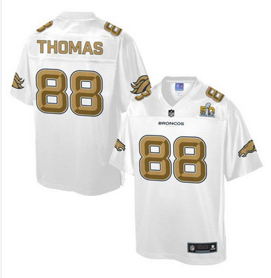 Nike Broncos #88 Demaryius Thomas White Youth NFL Pro Line Super Bowl 50 Fashion Game Jersey Nike Broncos #88 Demaryius Thomas White Youth NFL Pro Line Super Bowl 50 Fashion Game Jersey