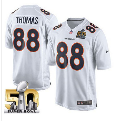 Nike Broncos #88 Demaryius Thomas White Super Bowl 50 Youth Stitched NFL Game Event Jersey Nike Broncos #88 Demaryius Thomas White Super Bowl 50 Youth Stitched NFL Game Event Jersey