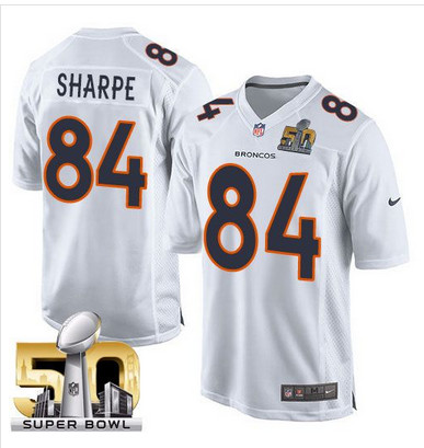Nike Broncos #84 Shannon Sharpe White Super Bowl 50 Youth Stitched NFL Game Event Jersey Nike Broncos #84 Shannon Sharpe White Super Bowl 50 Youth Stitched NFL Game Event Jersey