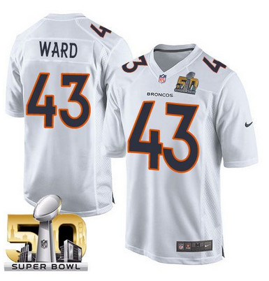 Nike Broncos #43 T.J. Ward White Super Bowl 50 Youth Stitched NFL Game Event Jersey Nike Broncos #43 T.J. Ward White Super Bowl 50 Youth Stitched NFL Game Event Jersey