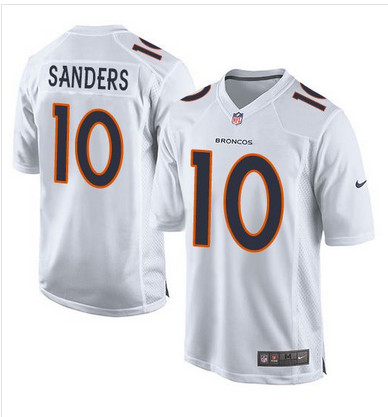 Nike Broncos #10 Emmanuel Sanders White Youth Stitched NFL Game Event Jersey Nike Broncos #10 Emmanuel Sanders White Youth Stitched NFL Game Event Jersey
