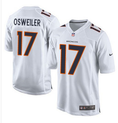 Nike Broncos #17 Brock Osweiler White Youth Stitched NFL Game Event Jersey Nike Broncos #17 Brock Osweiler White Youth Stitched NFL Game Event Jersey