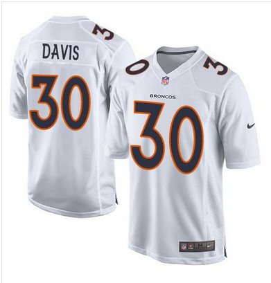 Nike Broncos #30 Terrell Davis White Youth Stitched NFL Game Event Jersey Nike Broncos #30 Terrell Davis White Youth Stitched NFL Game Event Jersey