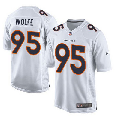 Nike Broncos #95 Derek Wolfe White Youth Stitched NFL Game Event Jersey Nike Broncos #95 Derek Wolfe White Youth Stitched NFL Game Event Jersey