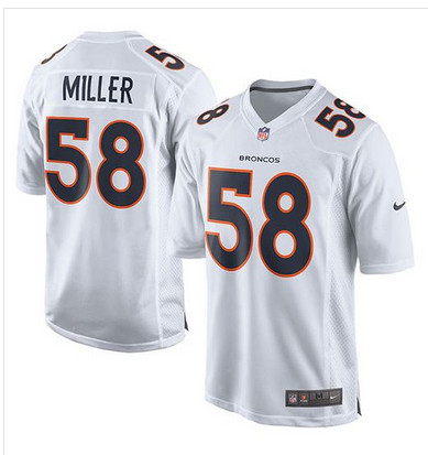 Nike Broncos #58 Von Miller White Youth Stitched NFL Game Event Jersey Nike Broncos #58 Von Miller White Youth Stitched NFL Game Event Jersey