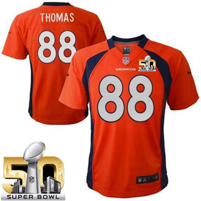 Toddler Nike Broncos #88 Demaryius Thomas Orange Team Color Super Bowl 50 Stitched NFL Elite Jersey Toddler Nike Broncos #88 Demaryius Thomas Orange Team Color Super Bowl 50 Stitched NFL Elite Jersey