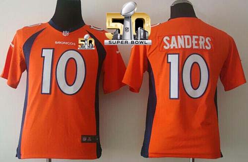 Nike Broncos #10 Emmanuel Sanders Orange Team Color Super Bowl 50 Youth Stitched NFL New Elite Jersey Nike Broncos #10 Emmanuel Sanders Orange Team Color Super Bowl 50 Youth Stitched NFL New Elite Jersey