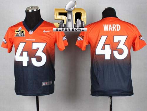 Nike Broncos #43 T.J. Ward OrangeBlue Super Bowl 50 Youth Stitched NFL Elite Fadeaway Fashion Jersey Nike Broncos #43 T.J. Ward OrangeBlue Super Bowl 50 Youth Stitched NFL Elite Fadeaway Fashion Jersey
