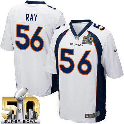 Nike Broncos #56 Shane Ray White Super Bowl 50 Youth Stitched NFL New Elite Jersey Nike Broncos #56 Shane Ray White Super Bowl 50 Youth Stitched NFL New Elite Jersey