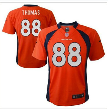 Toddler NEW Broncos #88 Demaryius Thomas Orange Stitched NFL Elite Jersey
