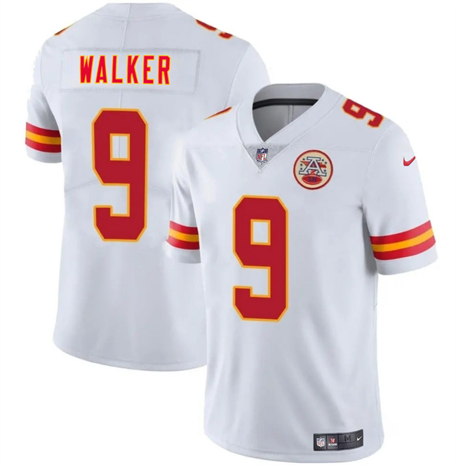 Youth Kansas City Chiefs #9 Kenneth Walker III White Vapor Untouchable Limited Stitched Football Jersey Youth Kansas City Chiefs #9 Kenneth Walker III White Vapor Untouchable Limited Stitched Football Jersey