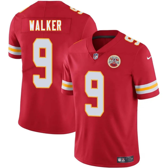 Youth Kansas City Chiefs #9 Kenneth Walker III Red Vapor Untouchable Limited Stitched Football Jersey Youth Kansas City Chiefs #9 Kenneth Walker III Red Vapor Untouchable Limited Stitched Football Jersey