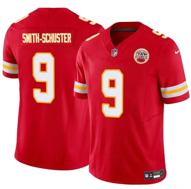 Youth Kansas City Chiefs #9 JuJu Smith-Schuster Red 2023 F.U.S.E Vapor Untouchable Limited Stitched Football Jersey Youth Kansas City Chiefs #9 JuJu Smith-Schuster Red 2023 F.U.S.E Vapor Untouchable Limited Stitched Football Jersey
