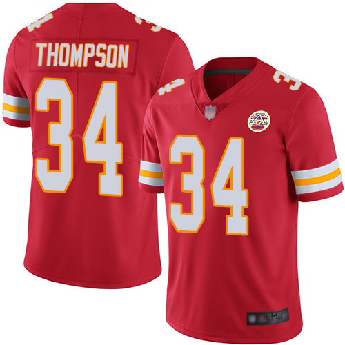 Chiefs #34 Darwin Thompson Red Team Color Youth Stitched Football Vapor Untouchable Limited Jersey Chiefs #34 Darwin Thompson Red Team Color Youth Stitched Football Vapor Untouchable Limited Jersey