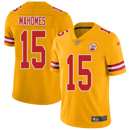 Chiefs #15 Patrick Mahomes Gold Youth Stitched Football Limited Inverted Legend Jersey Chiefs #15 Patrick Mahomes Gold Youth Stitched Football Limited Inverted Legend Jersey