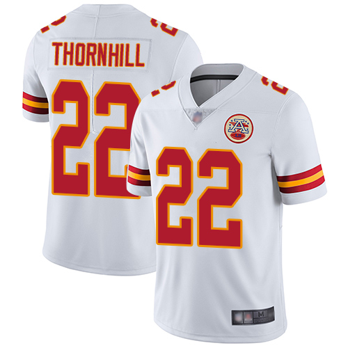 Chiefs #22 Juan Thornhill White Youth Stitched Football Vapor Untouchable Limited Jersey Chiefs #22 Juan Thornhill White Youth Stitched Football Vapor Untouchable Limited Jersey